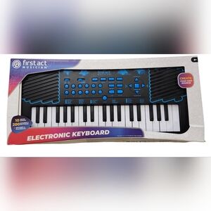 First Act Electronic Keyboard - Black and Blue